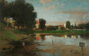 Gutsteich Bei Misdroy by Julius Jacob the Younger