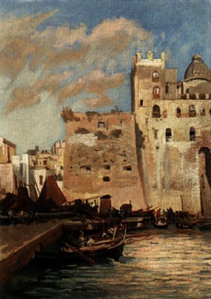 The Old Sarazene Castle In Pozzuoli - view 1