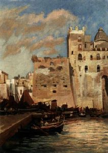 The Old Sarazene Castle In Pozzuoli