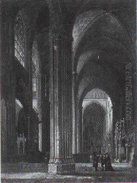 Inneres Der Domkirche Zu Regensburg - view 1