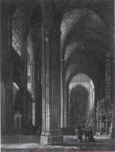 Inneres Der Domkirche Zu Regensburg