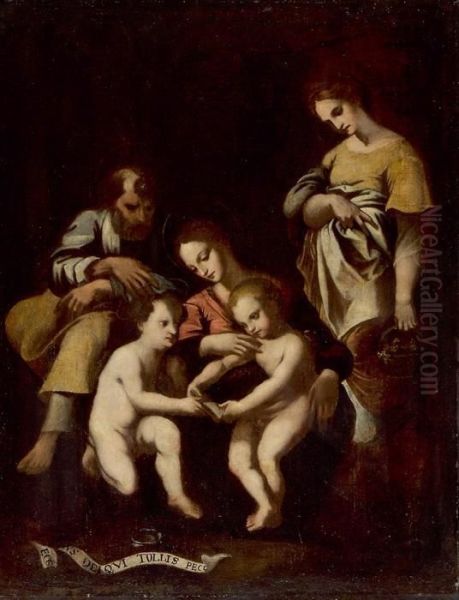 Heilige Familie Mit Johannes Dem Taufer - view 1