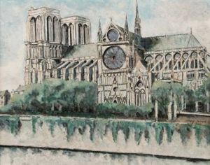 Notre Dame De Paris, 1933 by Max Jacob