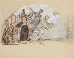 Copie D'une Peinture Romane, Juin by Max Jacob