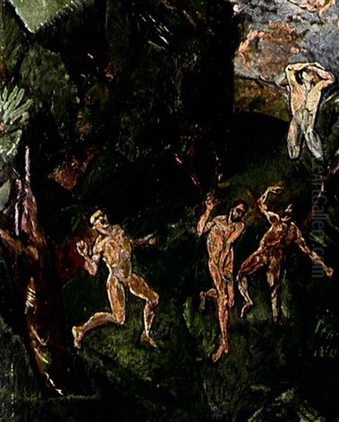 Danse D'hommes En Nature - view 1