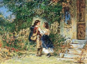 The Courtship by Otto Reinhard Jacobi