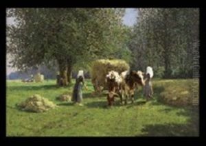 Les Fenaisons by Adolphe Jacobs