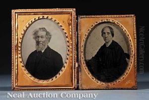 Ninth Louisiana Governor Andre Bienvenu Roman And His Wife, Aimee Parent Roman (2 Works)