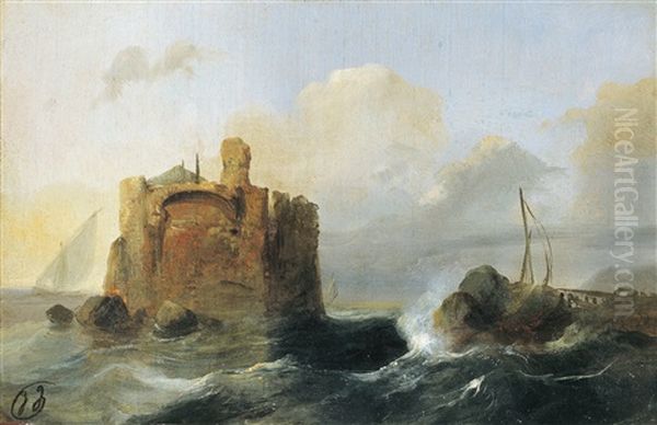 Fort Dans Les Environs D'alexandrie, Egypt - view 1