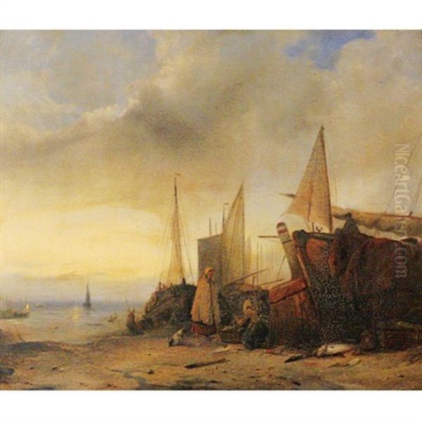 Ships At Low Tide - view 1