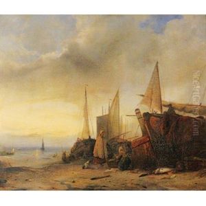 Ships At Low Tide