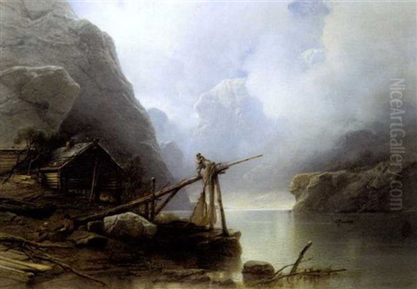 Fjord Met Vissers - view 1