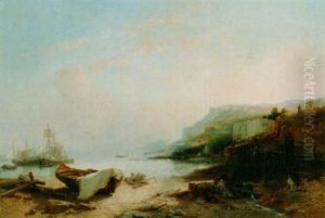 Sailing Vessels Near The Belgian Coast