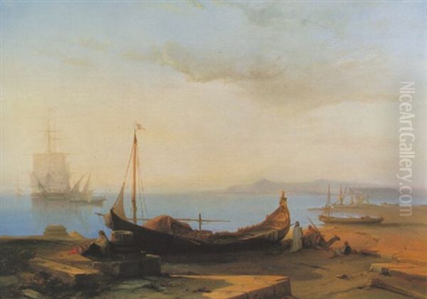 Coastal View At Sunset - view 1