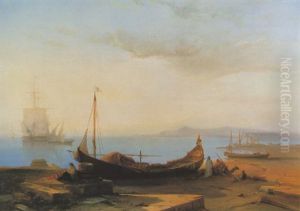 Coastal View At Sunset