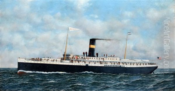 Large Antonio Jacobsen Painting - view 1