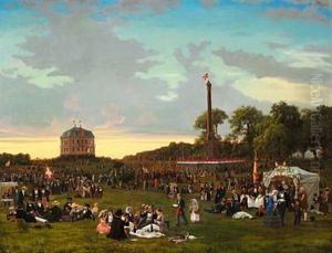 Grundlovsfesten Paa Eremitageplainen D. 5. Juni 1854