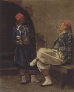 Et Par Piberygende Herrer