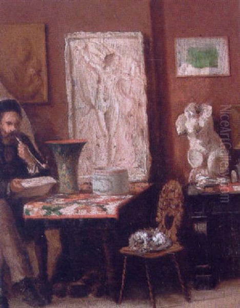 Interior Fra Kunstnerens Atelier I Paris - view 1
