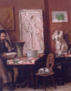 Interior Fra Kunstnerens Atelier I Paris