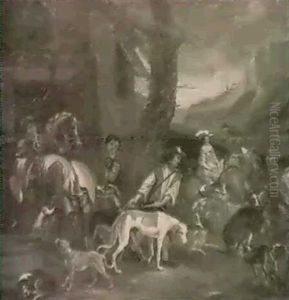 The Departure For The Hunt by Juriaen Jacobsen