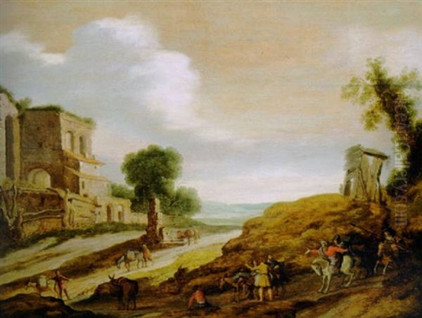 The Centurion With Joseph's Brothers On The Road From Egypt - view 1