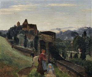 Sommertag An Der Burg Hohnstein (sachsen)