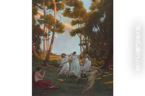 Dancing Nymphs by George Percy R. E. Jacomb-Hood