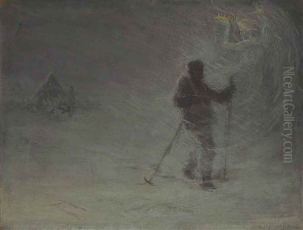 "a Very Gallant Gentleman": Lawrence 'titus' Oates Walking Out Into The Night - view 1