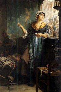 La Cocarde Tricolore - Paris 1789 by George Percy R. E. Jacomb-Hood
