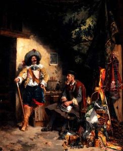 Musketier Beim Schmied