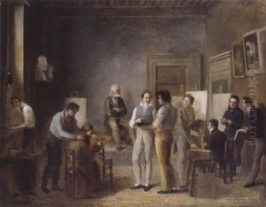 La Classe De Peinture Des Beaux-arts A L'ecole De Lyon by Jean Marie Jacomin