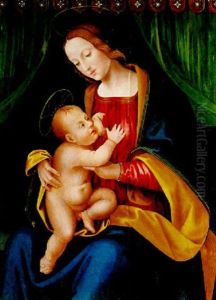 Madonna Del Latte by (Jacone) Jacopo di Giovanni di Francesco
