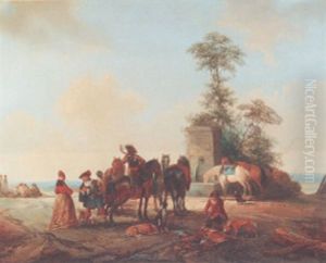 Apres La Chasse by Joseph Jacops