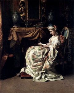 Reading The Love Letter by Francesco Jacovacci