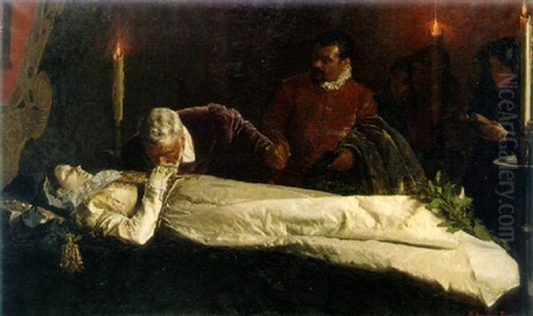 Michelangelo Beside The Body Of Vittoria Colonna - view 1