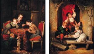 Jeux D'enfants (+ Bulles De Savon; 2 Works) by Claudius Jacquand