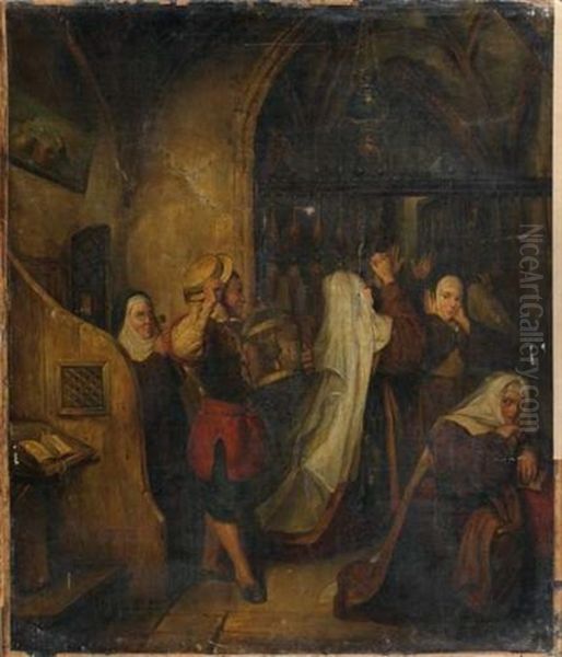 Scene De L'histoire De Vert-vert - view 1