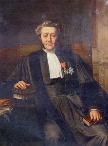 Portrait De Theodore Rouze, President Du Tribunal De Commerce De Lille