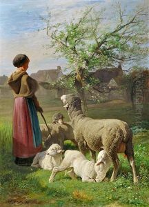 Nature Morte by Charles Emile Jacque