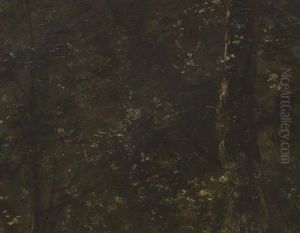 A Shepherdess And Her Sheep by Charles Emile Jacque