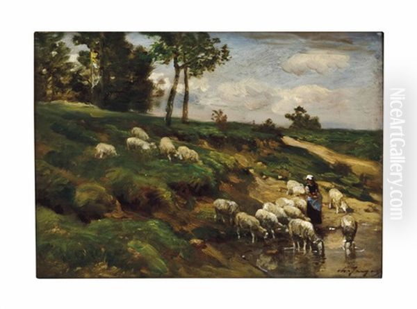 Bergere Et Ses Moutons - view 1