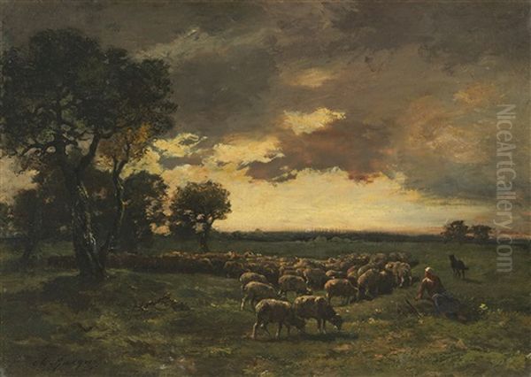 Landschaft Mit Schafen - view 1