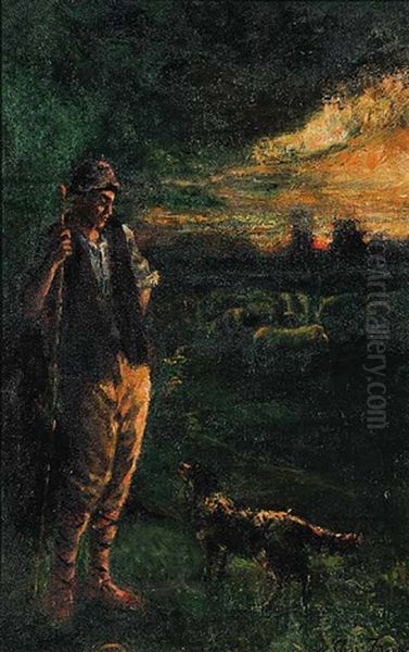 Untitled - Shepherd And His Dog - view 1