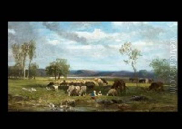 Landschap Met Schapew - view 1