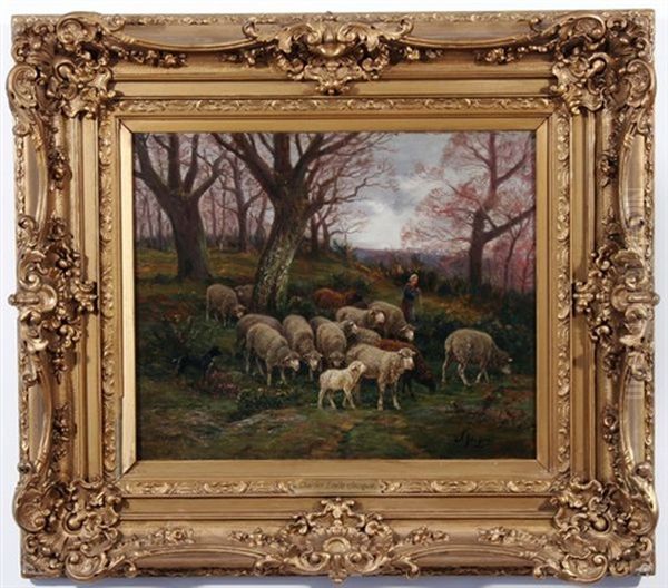 Peasant Woman With Sheep - view 1