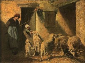 La Fermiere Et Ses Moutons La Fermiere Et Ses Moutons