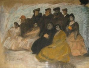 Personnages Espagnols by Salvador Bartolozzi
