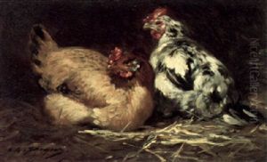 Buddies by Charles Emile Jacque
