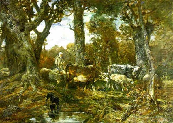 Dans La Clairiere, Foret De Fontainebleau - view 1